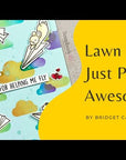 Lawn Fawn - Clear Stamps - Just Plane Awesome Sentiment Trails