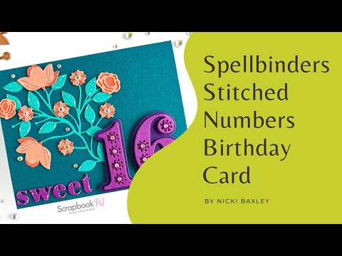 Spellbinders - Be Bold Collection - Dies - Be Bold Lowercase Alphabet and Numbers