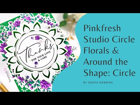Pinkfresh Studio - Clear Stamps - Circle Florals