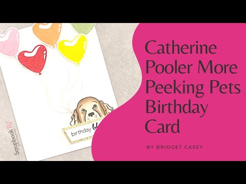 Catherine Pooler Designs - Clear Stamps - More Peeking Pets