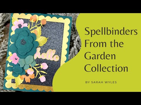 Spellbinders - From the Garden Collection - Dies - Heartfelt Thanks & Scallops