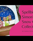 Spellbinders - Simon's Snow Globes Collection - 3D Embossing Folder - Sparkling Snow