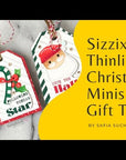 Sizzix - Tim Holtz - Thinlits Dies & Texture Fades Embossing Folder - Vault Christmas Minis