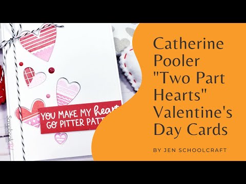 Catherine Pooler Designs - Dies - Two Part Hearts