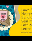 Lawn Fawn - Clear Stamps - Henry's Build-A-Sentiment: Love