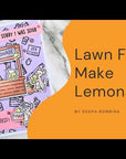 Lawn Fawn - Coloring Stencils - Make Lemonade!