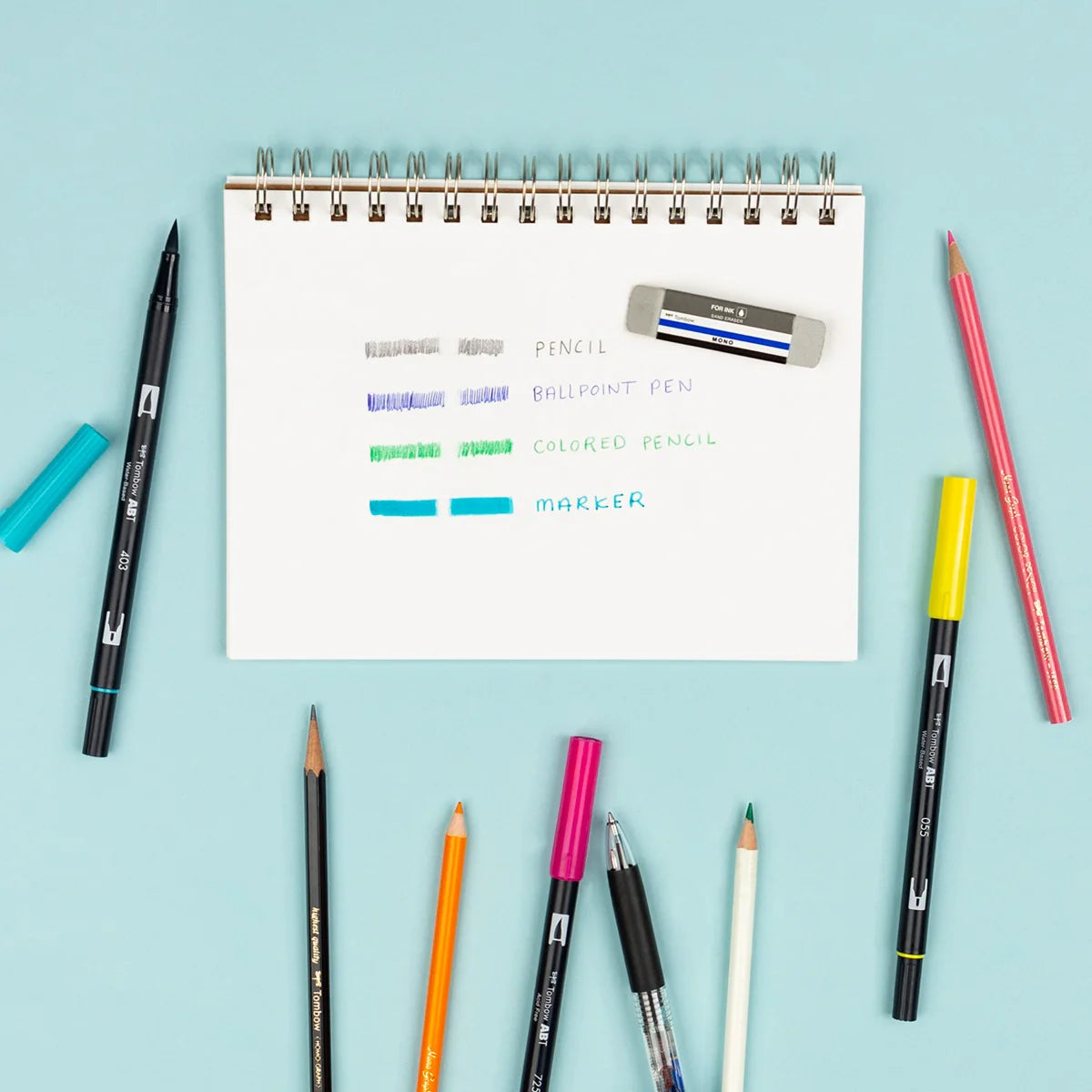 Tombow - Mono Sand Eraser, 2 pk