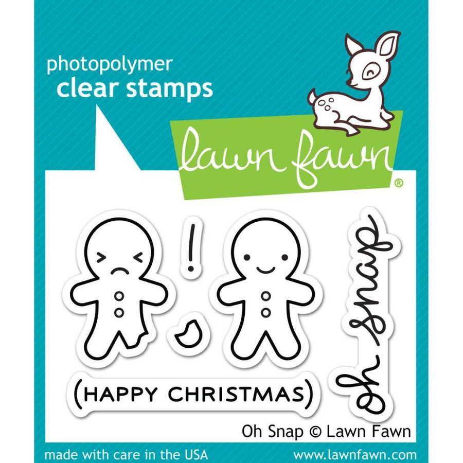 Lawn Fawn - Clear Stamps - Oh Snap