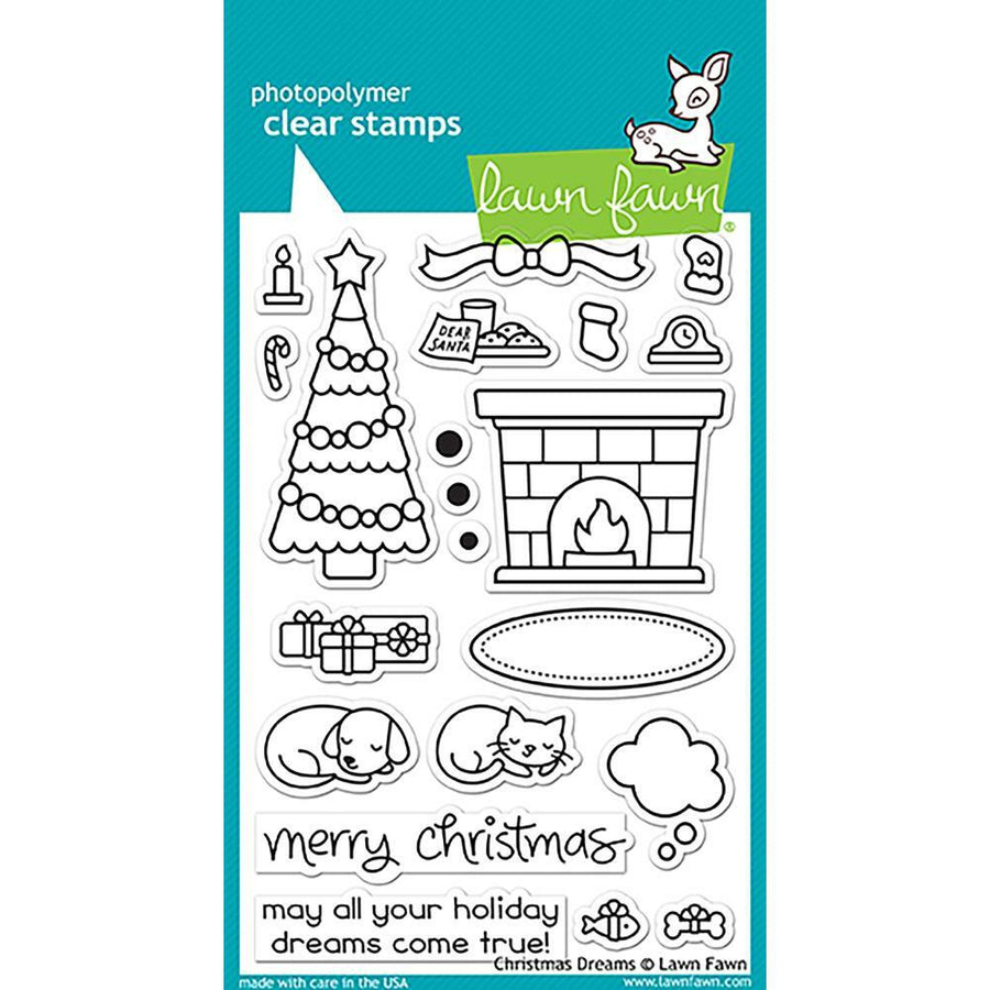 Lawn Fawn - Clear Stamps - Christmas Dreams