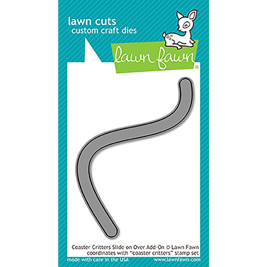 Lawn Fawn - Lawn Cuts - Coaster Critters Slide on Over Add-On