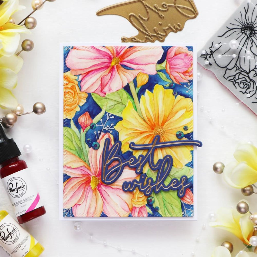 Pinkfresh Studio - Cling Stamps - Floral Focus