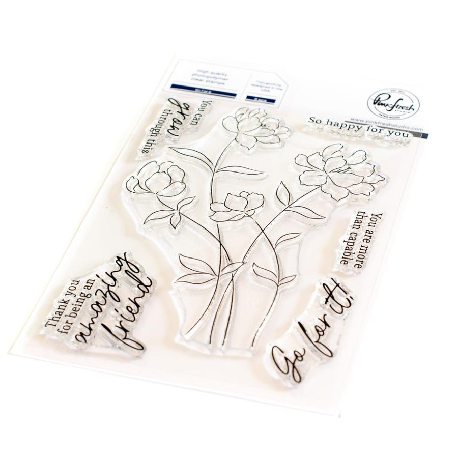 Pinkfresh Studio - Clear Stamps - Go For It