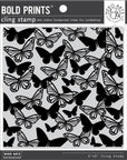 Hero Arts - Cling Stamps - Fluttering Butterflies Bold Prints