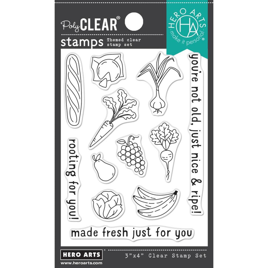 Hero Arts - Clear Stamps - Farmer's Market Icons