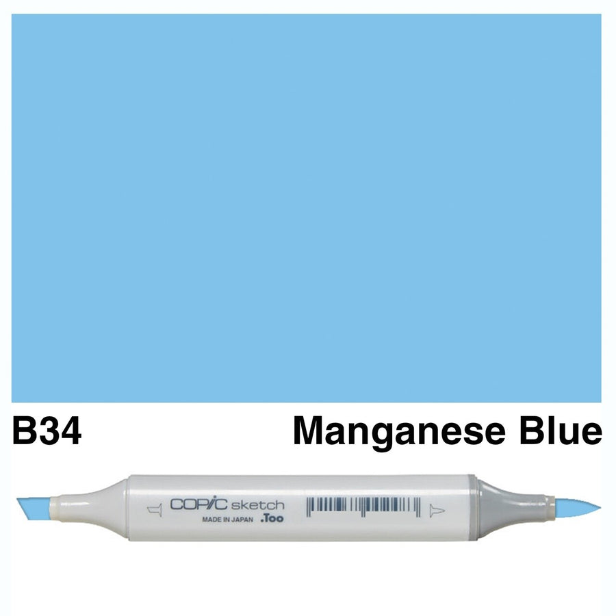 Copic - Sketch Marker - Manganese Blue - B34