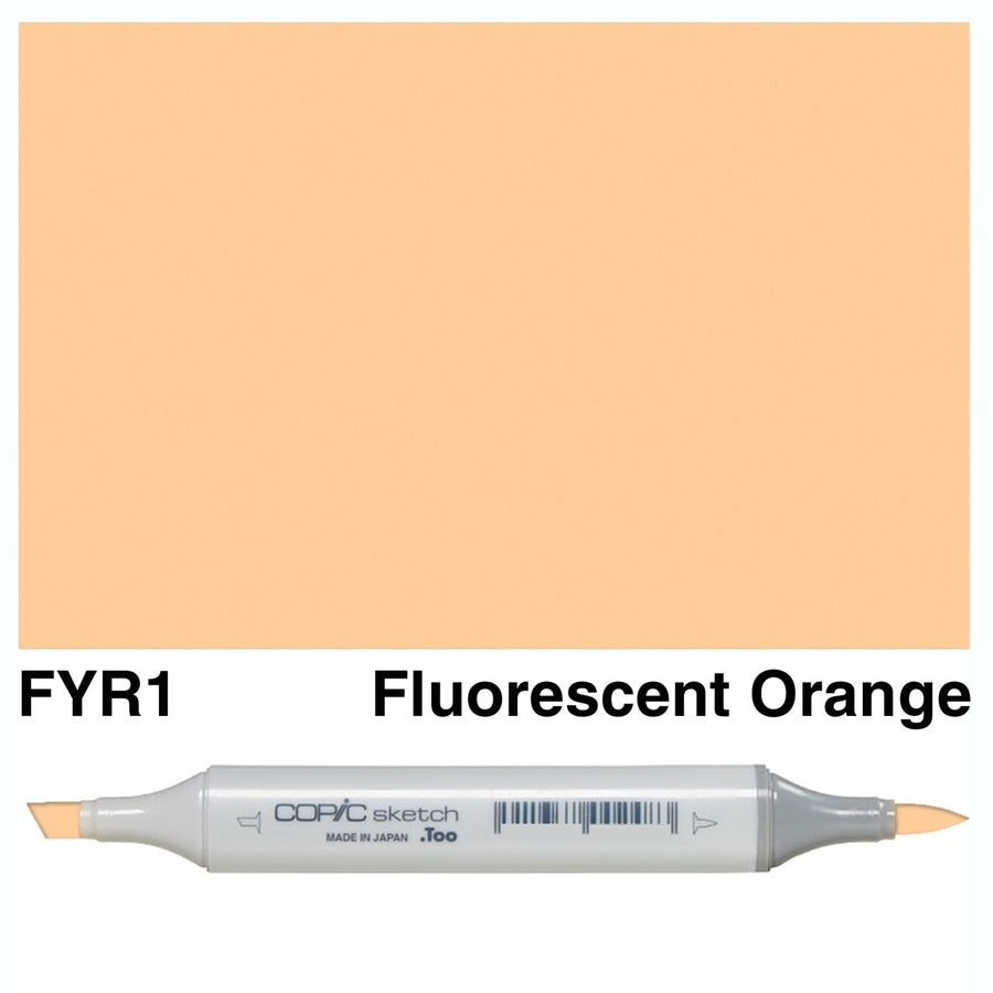 Copic - Sketch Marker - Fluorescent Orange - FYR1