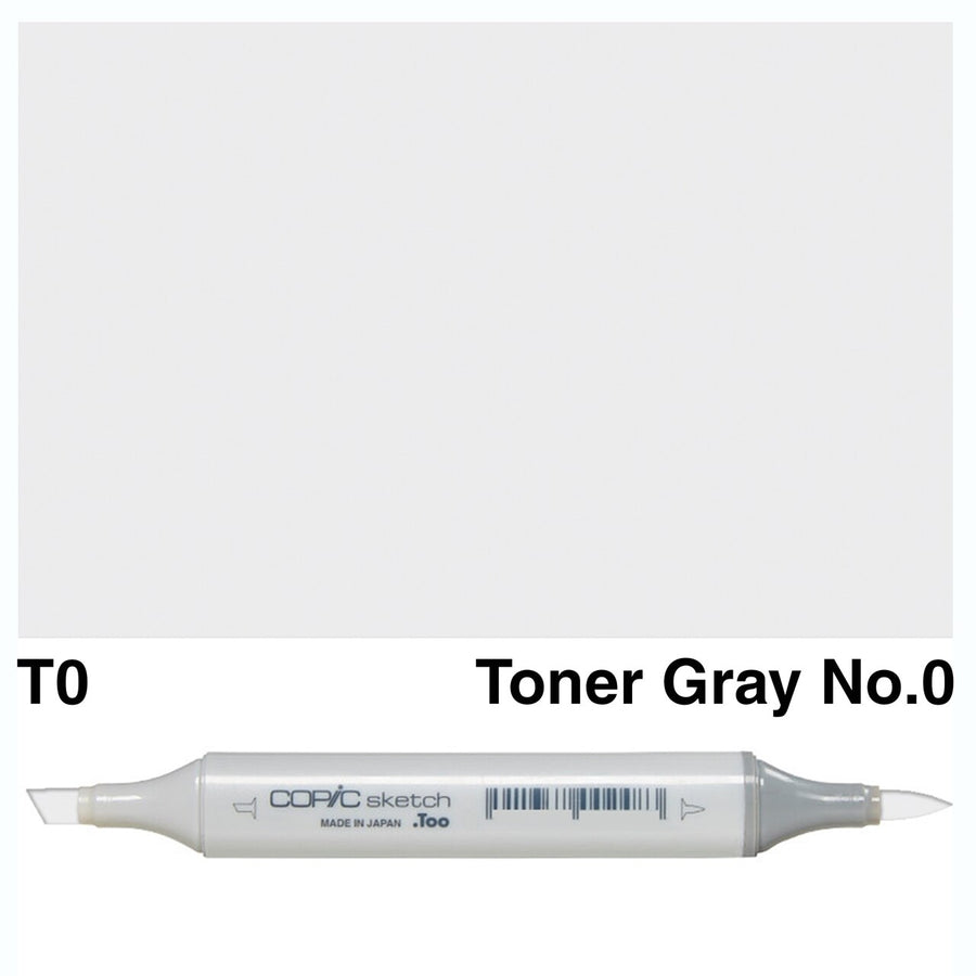 Copic - Sketch Marker - Toner Gray No. 0 - T0