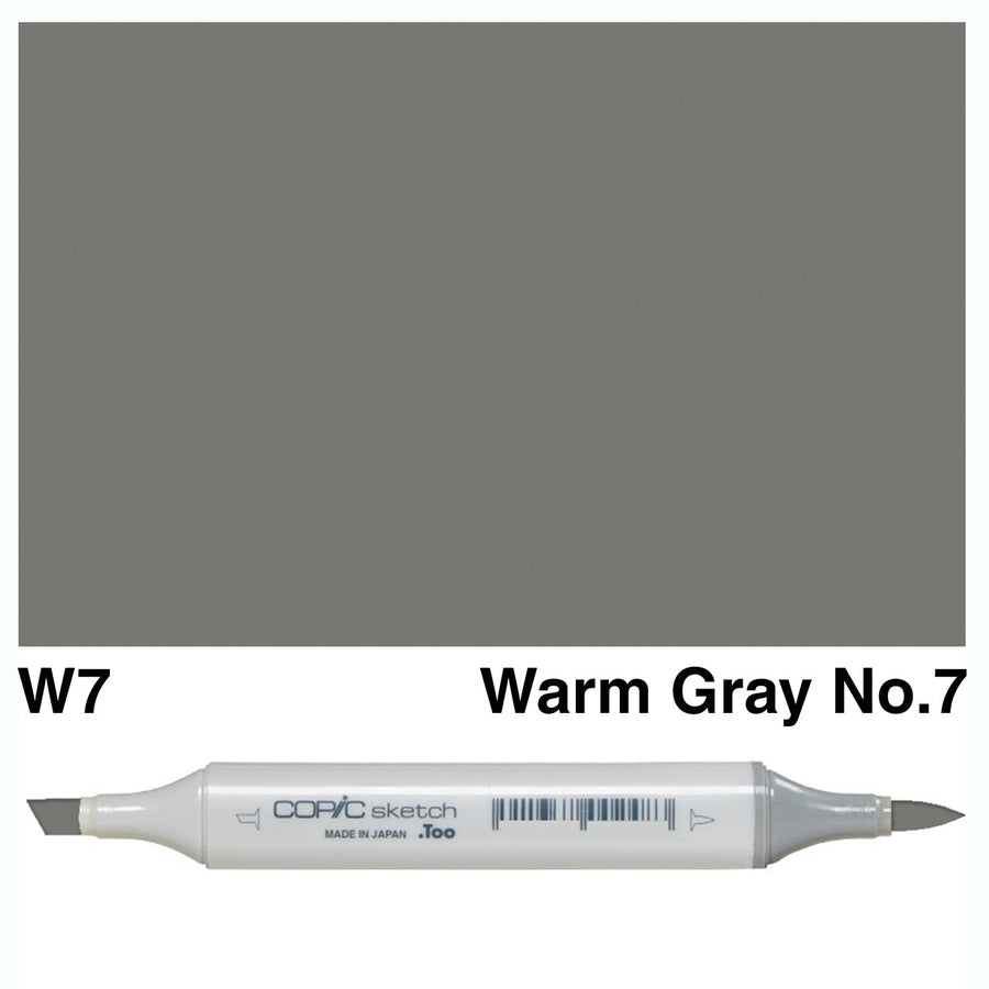 Copic - Sketch Marker - Warm Gray No. 7 - W7