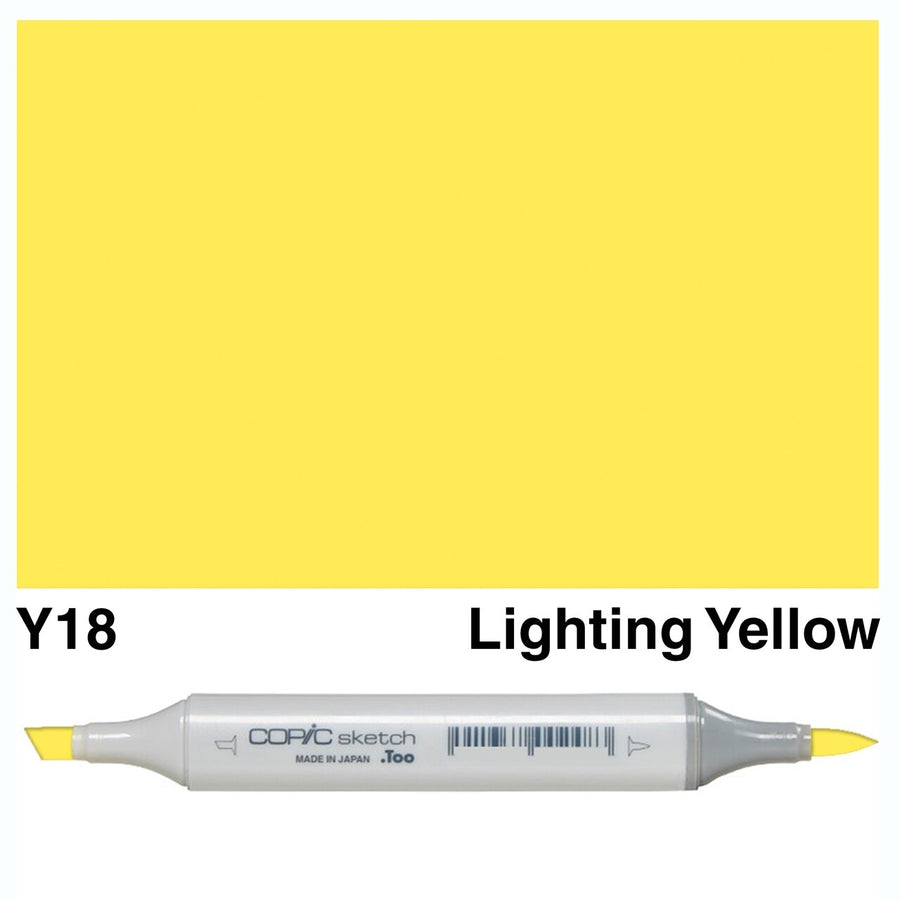 Copic - Sketch Marker - Lightning Yellow - Y18