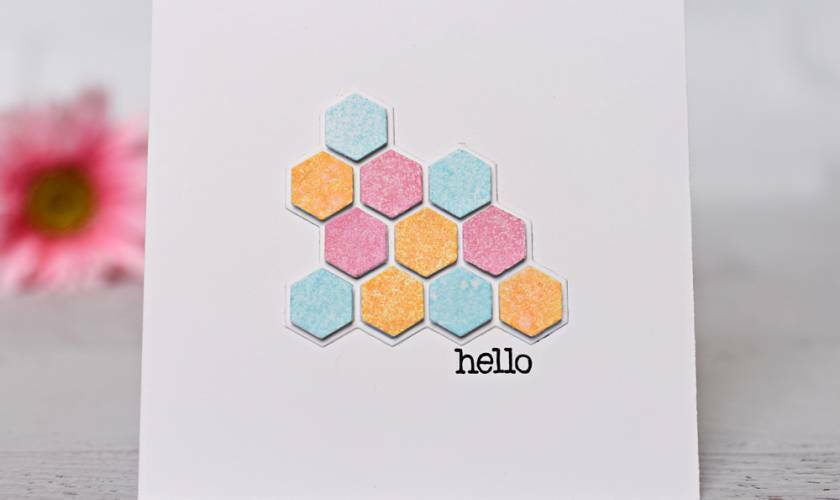 Honey Bee Stamps - Honey Cuts - Hexagon Bunches