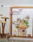 Art Impressions - Stamp & Die Set - Mushroom Cubbies