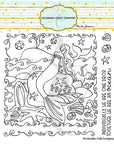 Colorado Craft Company - Clear Stamps - Anita Jeram - Mermaid & Whale