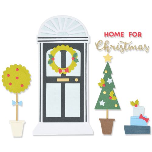 Sizzix - Thinlits Dies - Home for Christmas