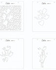 Sizzix - Stencils - Layered Geo Flowers