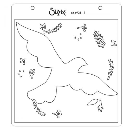 Sizzix - Stencils - Layered Dove