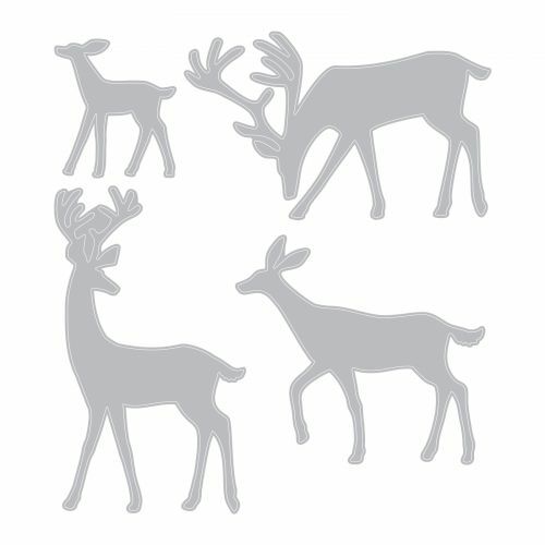 Sizzix - Tim Holtz - Thinlits Dies - Darling Deer