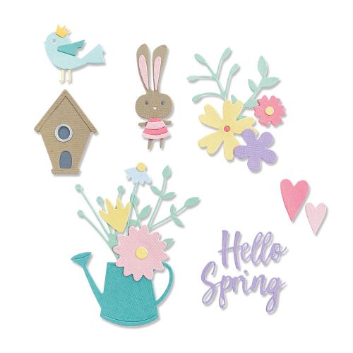 Sizzix - Thinlits Dies - Hello Spring by Olivia Rose