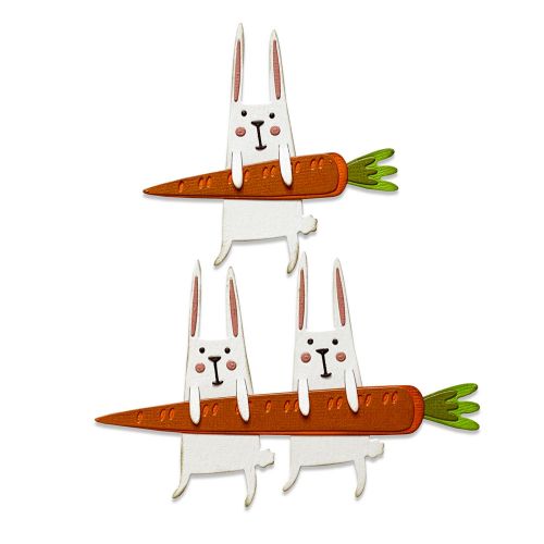 Sizzix - Thinlits Dies - Carrot Bunny by Tim Holtz