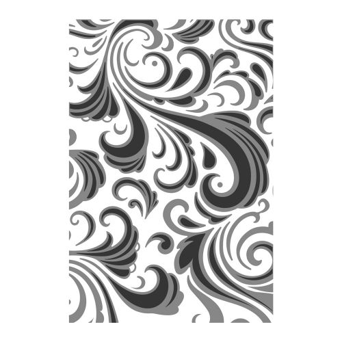 Sizzix - 3-D Texture Fades Embossing Folder - Swirls by Tim Holtz