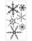 Sizzix - Layered Clear Stamps - Floating Snowflakes
