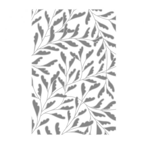 Sizzix - Multi-Level Textured Impressions Embossing Folder - Delicate Leaves