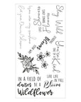 Sizzix - Clear Stamps - Spring Bloom Sentiments