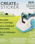 Xyron - 250 Create-a-Sticker Mini Machine Refill Cartridge - Repositionable