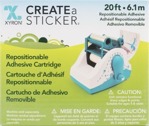 Xyron - 250 Create-a-Sticker Mini Machine Refill Cartridge - Repositionable