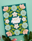 Spellbinders - Stylish Ovals Collection - Dies - Stitched Floral Flip Frame