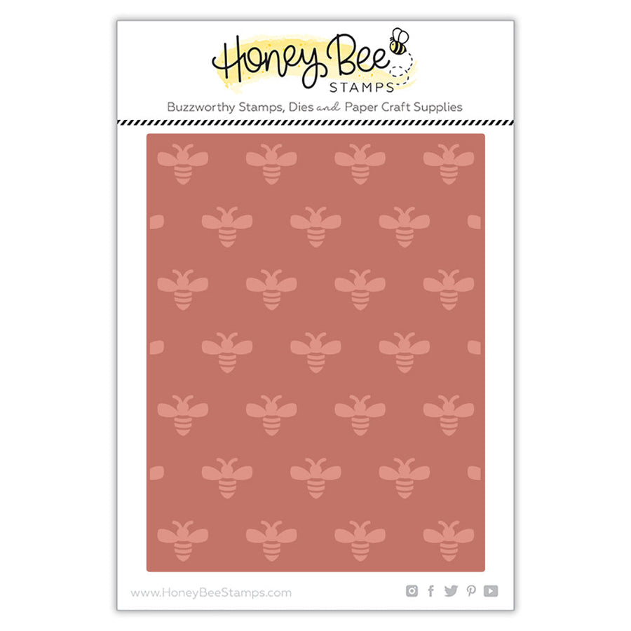 Honey Bee Stamps - Hot Foil Plate - Bees A2
