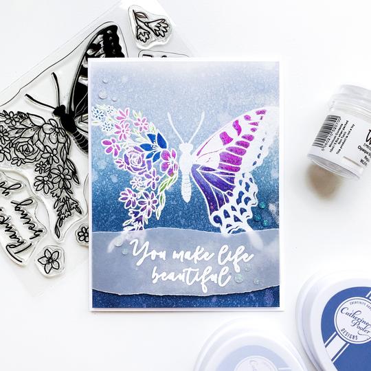 Catherine Pooler Designs - Clear Stamps - Butterfly in Bloom