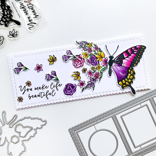 Catherine Pooler Designs - Clear Stamps - Butterfly in Bloom