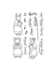 Hero Arts - Clear Stamps - Christmas Carolers