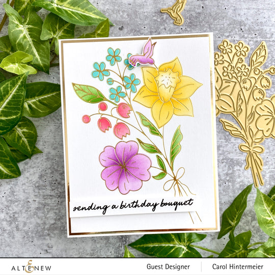 Altenew - Stencils - Morning Blooms Simple Coloring