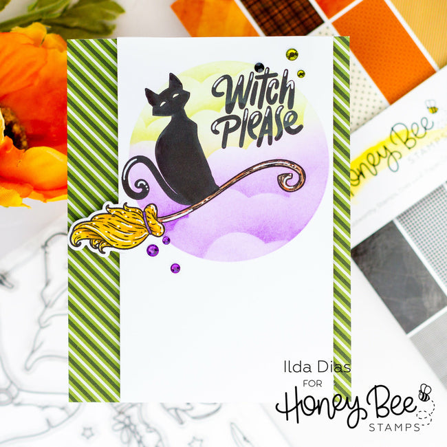 Honey Bee Stamps - Clear Stamps - If The Broom Fits