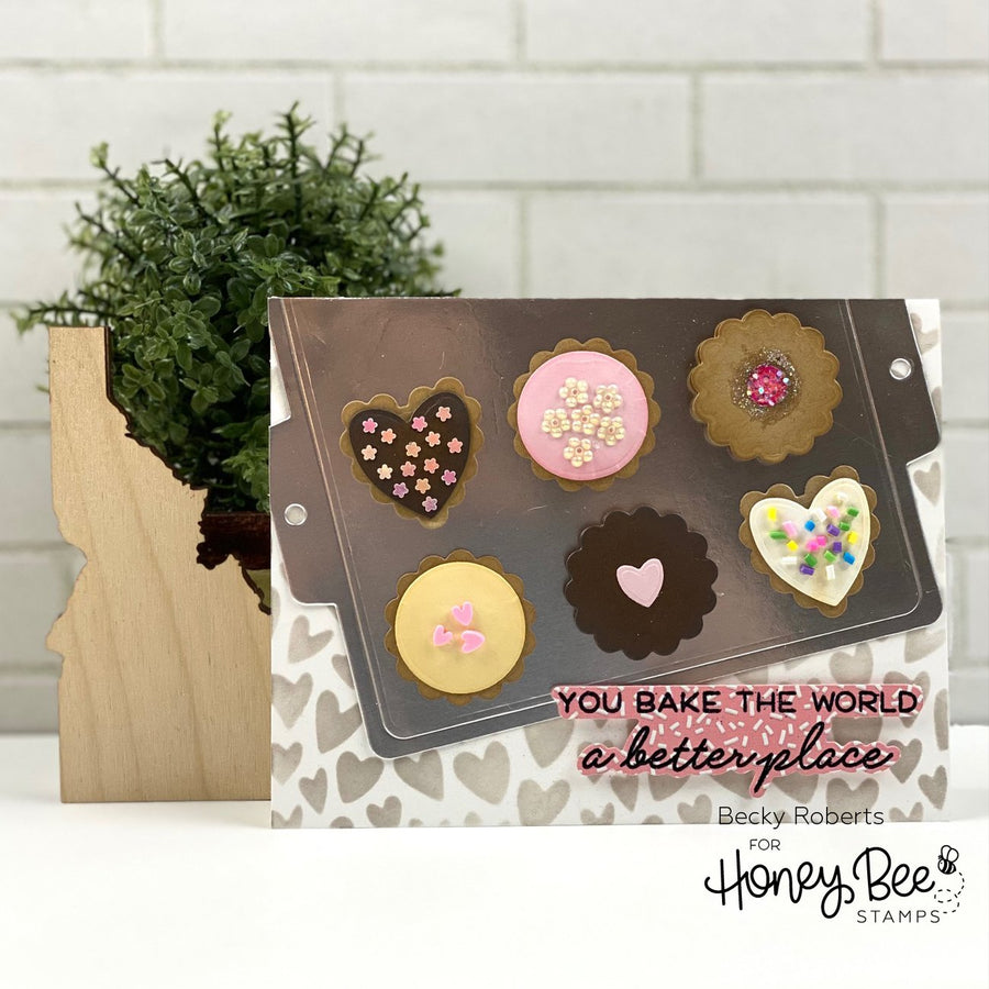 Honey Bee Stamps - Honey Cuts - Cookie Sheet
