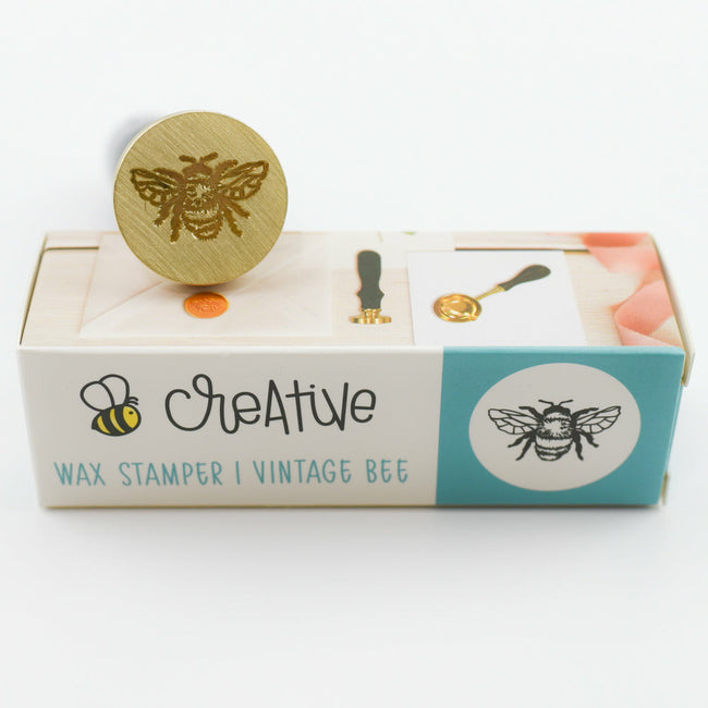 Honey Bee Stamps - Bee Creative Wax Stamper - Vintage Bee