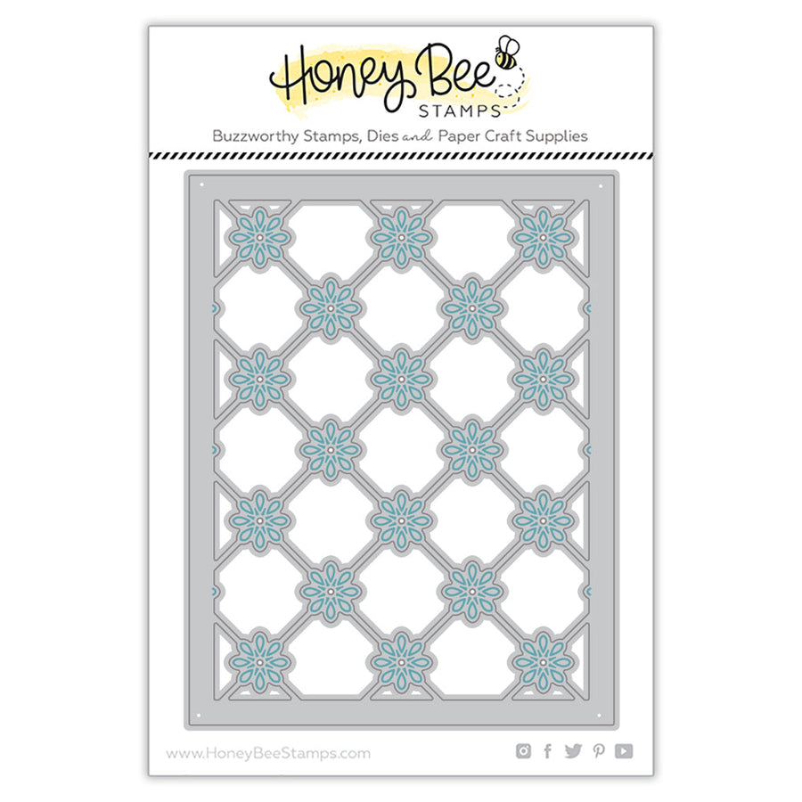 Honey Bee Stamps - Honey Cuts - Delicate Daisy A2 Cover Plate - Top