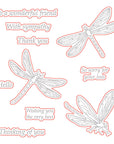 Honey Bee Stamps - Honey Cuts - Dragonfly