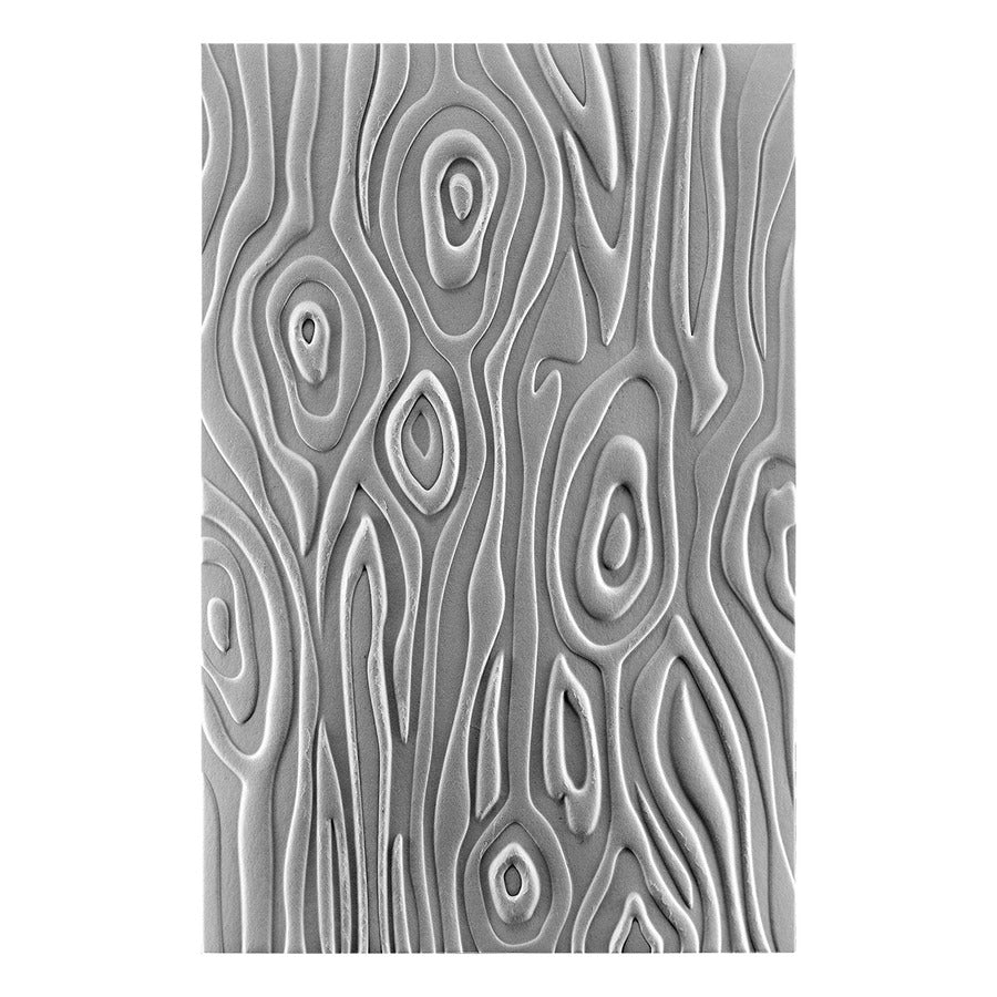 Spellbinders - 3D Embossing Folder - Knock on Wood